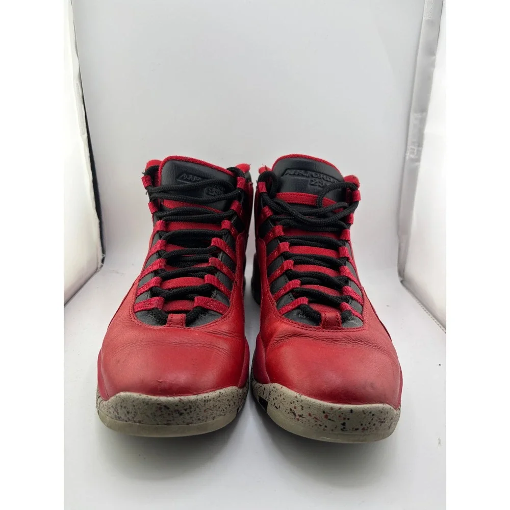 Air Jordan 10 Retro Bulls Over Broadway Gym Red Black 705178-601 Mens 9.5